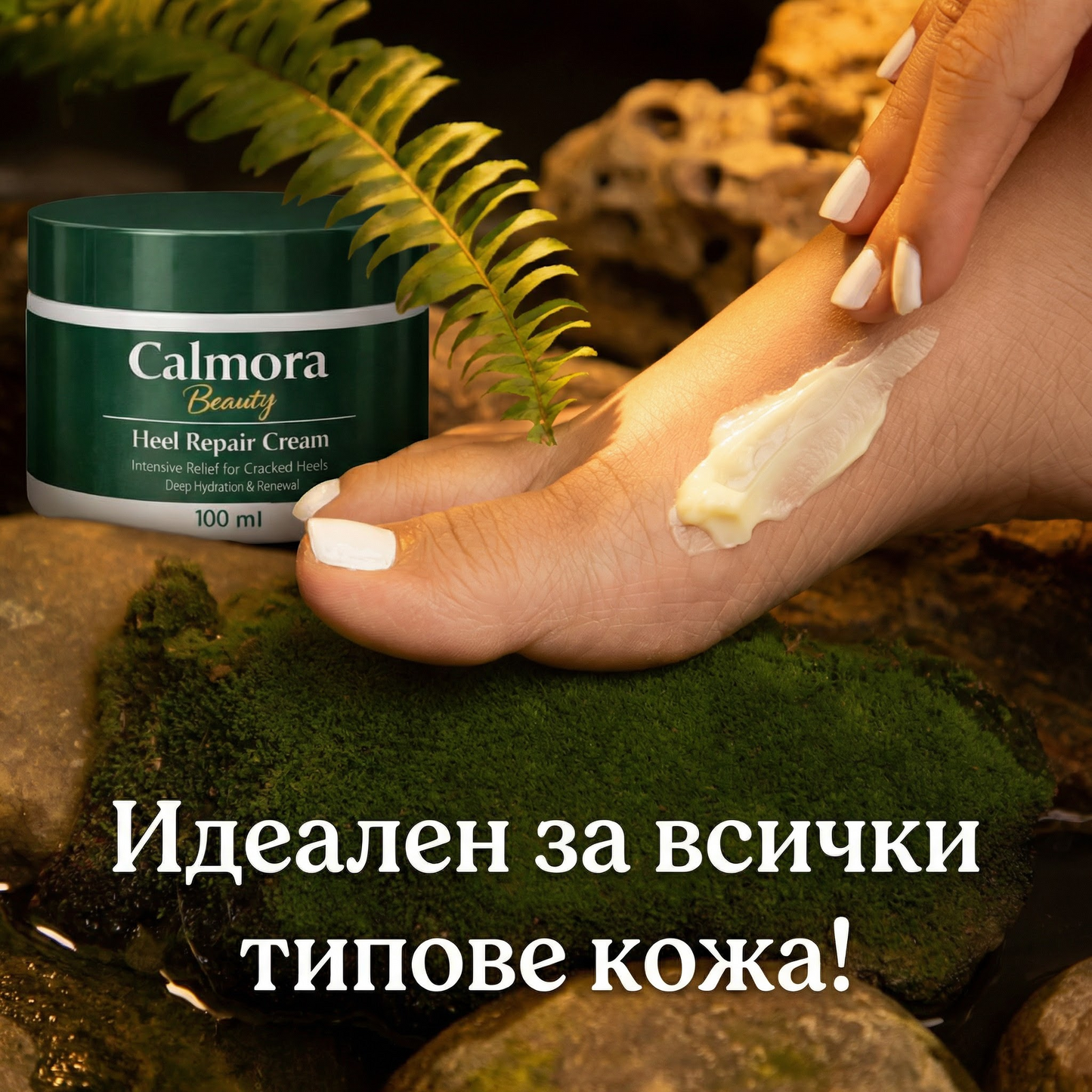 CalmoraBeauty- възстановяващ крем за напукани пети